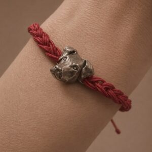 Brazalete Retrato Plata en Hilo